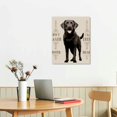 thumbnail image 2 of ONETECH Black Labrador Retriever Dog Wall Art -  Decor Print - Makes a Great Gift Under $15 for Dog &amp; Pet Animal Lovers, 2 of 4