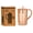 Gold (Silver Touch), variant on IMTRA FASHION Handmade Pure Copper Water Jug With Lid 1500 ML/50.7 Fl Oz Diamond Cut Pitcher for Drinking Ayurveda Health Benefits