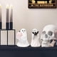 thumbnail image 4 of Fantasma de cerámica, decoración de Halloween de fantasmas, figura decorativa de Halloween de fantasmas de resina, decoraciones espeluznantes para el hogar, para colecciones de exhibición de repisas d, 4 of 5