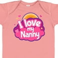 thumbnail image 4 of Inktastic I Love My Nanny Grandchild Girls Baby Bodysuit, 4 of 5
