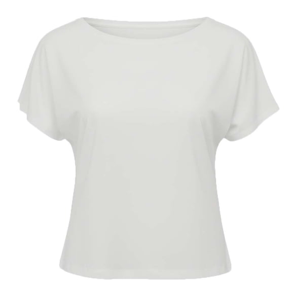 Playera George para Dama, Cuello Ojal Blanco Talla G