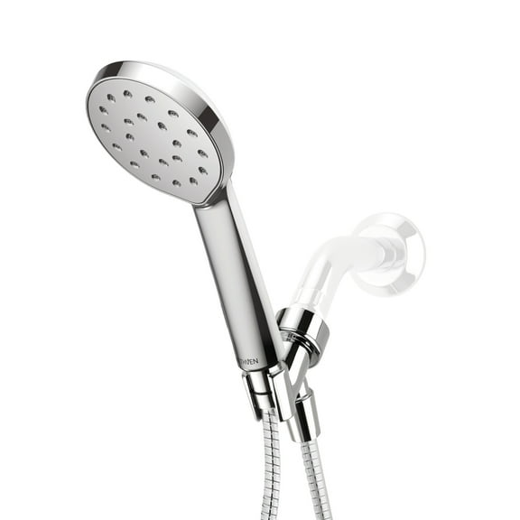 Methven Kiri Handheld Shower Head Satinjet Patented Power Spray with Hose and Adjustable Shower Arm Mount
