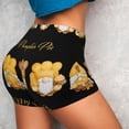 thumbnail image 4 of Fotbe Pumpkin Pie Gnome Shorts Sin Costuras – Shorts Deportivos de Cintura Alta para Mujer, Elásticos para Gimnasio, Yoga, Running o Ciclismo-Small, 4 of 8