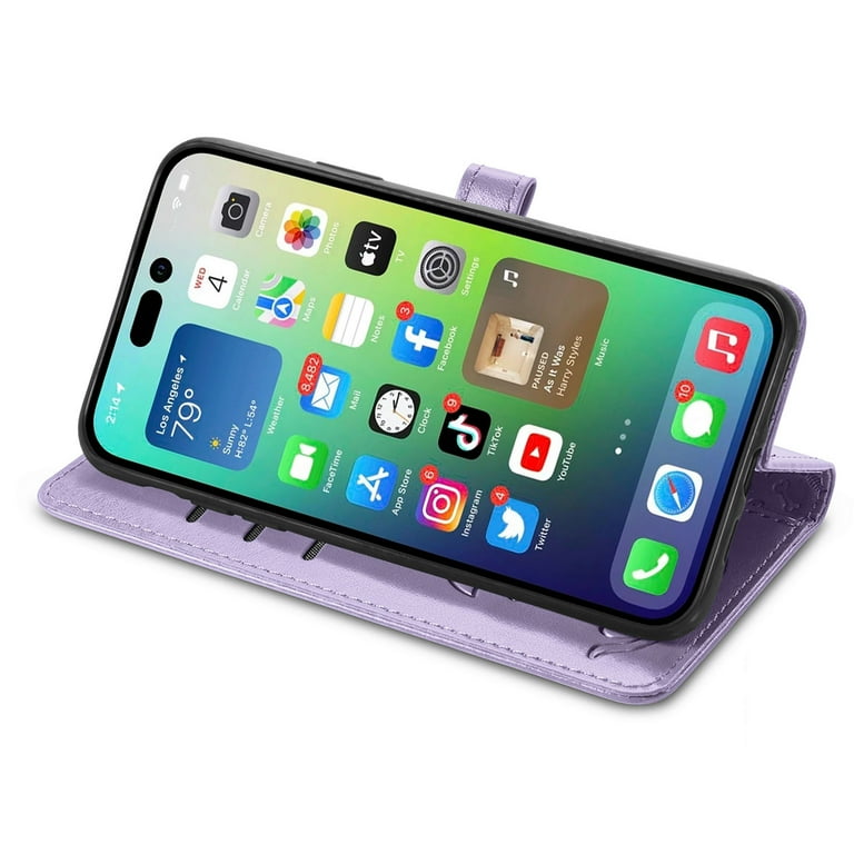★DESIGN SKIN★ iPhone Hidden Pocket Emboss Case Violet Amazon.com: Speck iPhone 14 Pro Case - Drop Protection