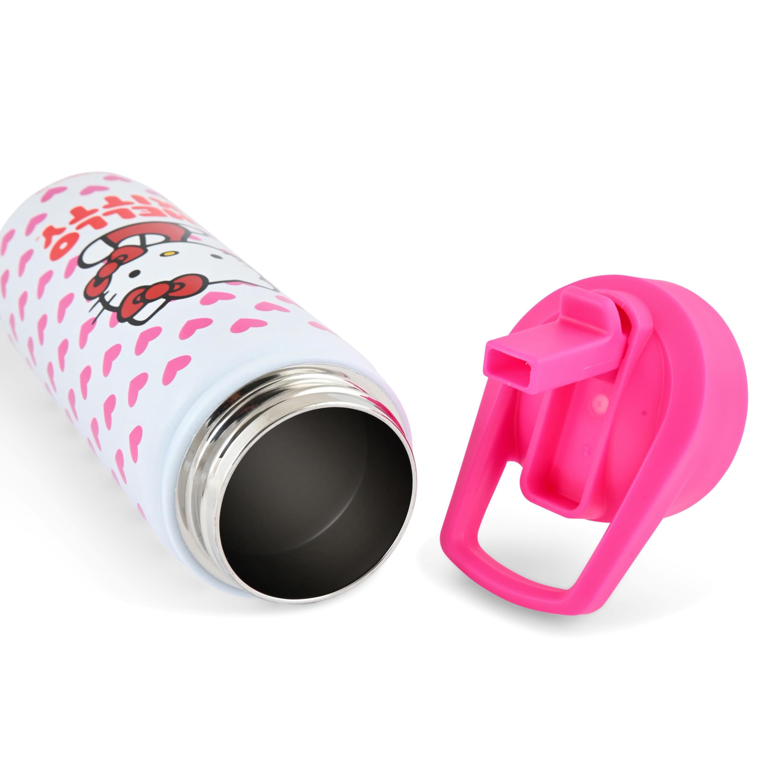 Sanrio Hello Kitty Insulated Water Bottle  20 oz Stainless Steel Thermos for Kids  Hello Kitty Cup for Girls, Boys  Keeps Cold 24 Hrs, Hot 12 Hrs