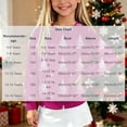 thumbnail image 6 of Christmas Boys Girls Sweater Kids Crewneck Long Sleeve Pullover Knit Tops,Relaxed Warm For Festival School Wear,Pink,13-14 Years, 6 of 6