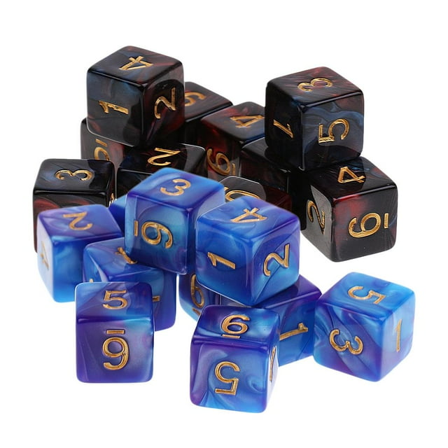 Dados D6 Hugo 20 piezas para mazmorras y dragones Jugar a los dados