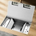 thumbnail image 3 of Recessed Floor Electrical Outlet Kit, Versatile Recessed Floor Socket Stainless Steel PC 4 Receptacles  for Living Room, 3 of 7