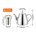 thumbnail image 4 of SANQIAHOME Stainless Steel Teapot with Infuser 1200ml, 4 of 10