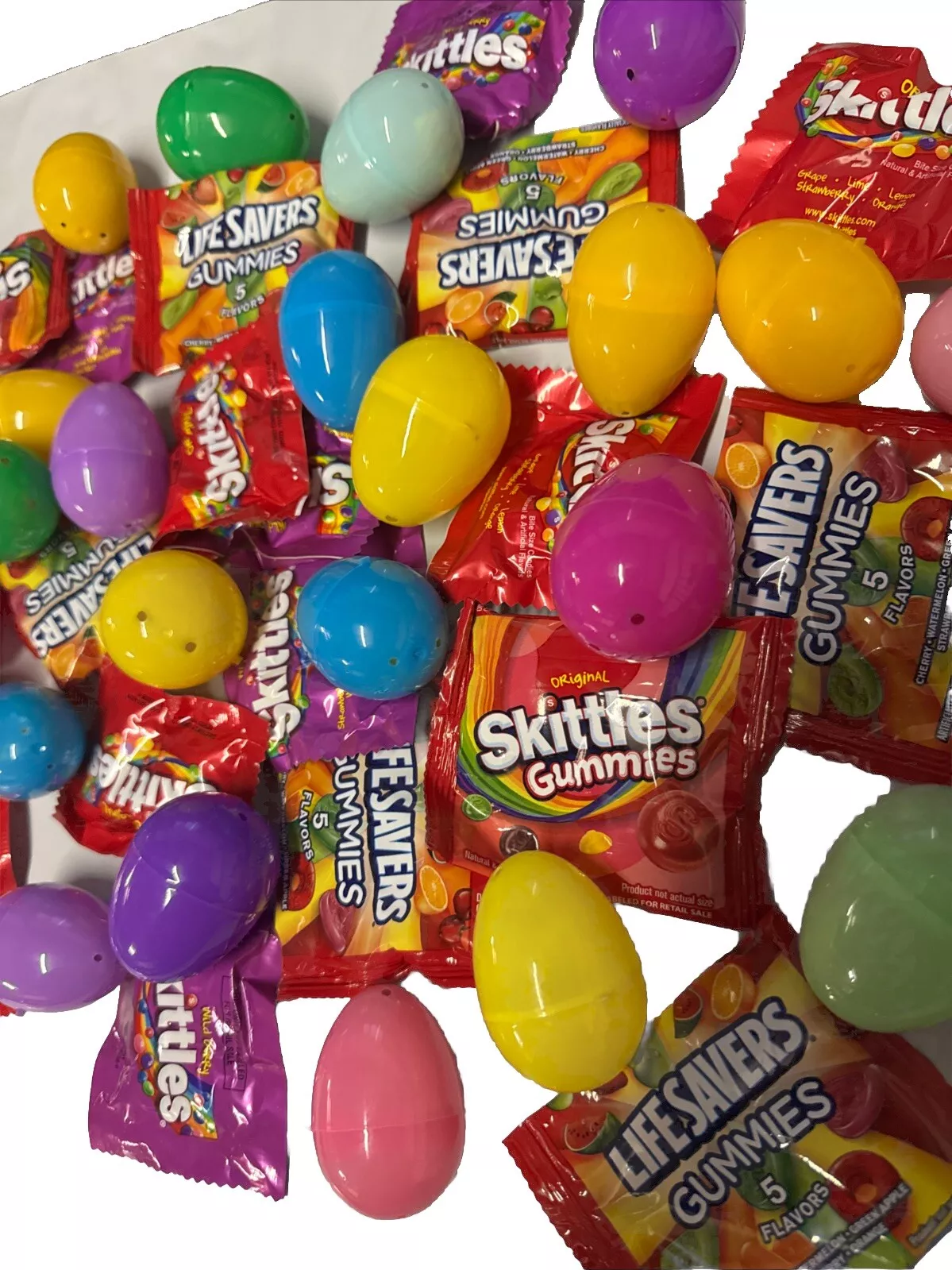 Pre-Filled Easter Eggs Gummies Sweet And Sour Perfect Blend 25 Count Eggs