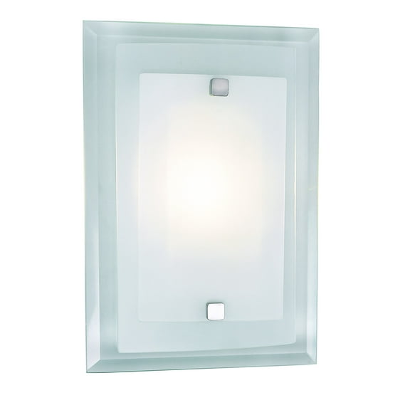 Trans Globe Lighting Mdn-845 1 Light Beveled Rectangle Wall Sconce From The Young And Hip