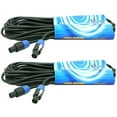 thumbnail image 2 of DNF 2 Pack 50 FT Speakon Pro Audio Amplifier To Speaker Cables PA DJ Cord, 2 of 2
