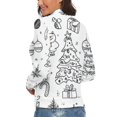 thumbnail image 3 of Christmas Women's Turtleneck Sweater Long Sleeve Ribbed Fitted Turtle Neck Casual Fall Winter Collection Top L, 3 of 4
