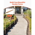 thumbnail image 5 of VEVOR Wooden Garden Stakes, 25 Pcs 48x0.75x0.75 in Survey Grading Stakes, Garden Ground Stake with Sharp Point, Fir Wood Plant Support Stake, Sign Posts for Silt Fence Backyard Boundaries Baselines, 5 of 9