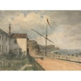 thumbnail image 3 of Dr. William Crotch 18x14 Black Modern Framed Museum Art Print Titled - Budleigh, Salterton.From Our Own Garden (1833), 3 of 5