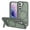 Army Green, variant on for Samsung S22 Case,Dual Layer With Kickstand Compatible For MagSafe,Military Shockproof Matte PC with Soft Edges Phone Cover For Galaxy S22 6.1"(Clear Purple)