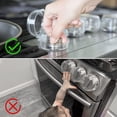 thumbnail image 5 of AIDUCHO Stove Knob Covers, Gas Stoves Knobs Safety Guards, The Cover Isolate Oil Stains and Prevents Child Misoperation, Small Animal Destruction (10 Pack Clear), 5 of 7