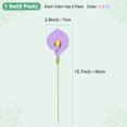 thumbnail image 3 of Paquete de 6 Flores de Ganchillo, Lirio Calla Artificial Tejido a Mano, Flores Tejidas a Mano [Morado, Rosa, Azul], 3 of 6