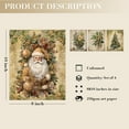 thumbnail image 2 of Hieng Vintage Christmas Pictures Wall Decor Prints,Retro Christmas Wall Art Decorations for Home Kitchen Bedroom Bathroom Living Room Office,Santa Claus Xmas Tree Decor Prints Unframed, 2 of 6