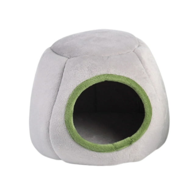 Enclosed Hamster Bed Cozy Sleeping Pad Warm Pet For Small Animals Winter Comfort And Security