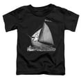 thumbnail image 2 of Where The Wild Things Are Sailing On A Boat Kids T Shirt (3) for Youth Toddler Boys and Girls, Black, 2 of 5