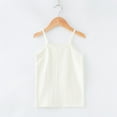 thumbnail image 6 of Flmei Toddler Kids Girls Cotton Cami Tank Summer Solid Colors Camisole 3-15 Years Teen Spaghetti Straps Undershirts Summer Comfort Underwear for Girls, 6 of 8