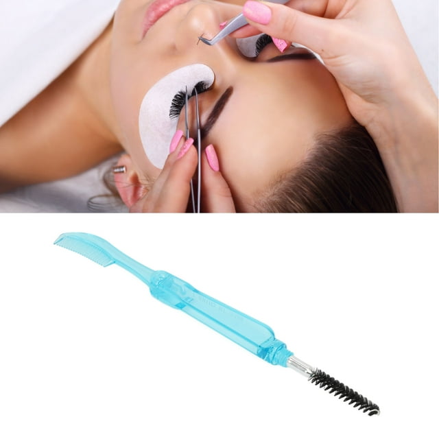 10Pcs Séparateur de Cils Peigne de Cils Mini 2 en 1 Outil de Maquillage Cosmétique Réutilisable Portable pour Sourcils