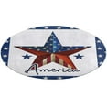 thumbnail image 5 of 4th of July Independence Day Round Carpet Circle Rug Outdoor Patio Area Rug Washable Large Area Rugs Hallway Room Decor Fitness Mats, 5 of 8