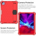 thumbnail image 3 of Allytechgroup Shockproof Case for Apple iPad A16 11th Gen 11" 2025/ iPad 10th Gen 10.9" 2022, Heavy Duty Protection Stand Hand Strap Shoulder Strap Bumper Rugged Kids Friendly Case Cover,Red, 3 of 5