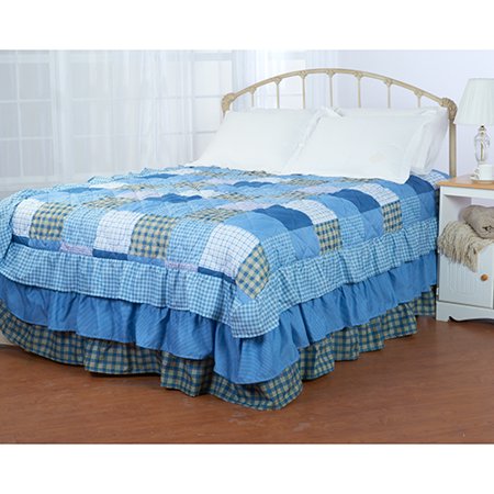 Mulberry Square Bedspread In Queen Size Walmart Com