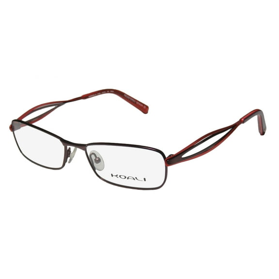 NEW KOALI 7124K WOMENS/LADIES DESIGNER FULL-RIM MERLOT / RED FRAME DEMO LENSES 51-16-135 EYEGLASSES/EYE GLASSES