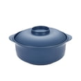 thumbnail image 3 of Ohmyroo Microwave Safe Soup Bowl With Lid, 7.7 In Ribbed Plastic Bowl With Double Handles, 3 of 7