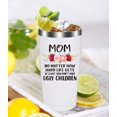 thumbnail image 4 of Gifts for Mom from Daughter, Son, Husband - First Mothers Day Gifts for Mom, Women, Wife - Funny Birthday Gifts Ideas for Mom -Personalized Best Mom Ever Presents for New Mom, Bouns Mom -20 oz Tumbler, 4 of 6