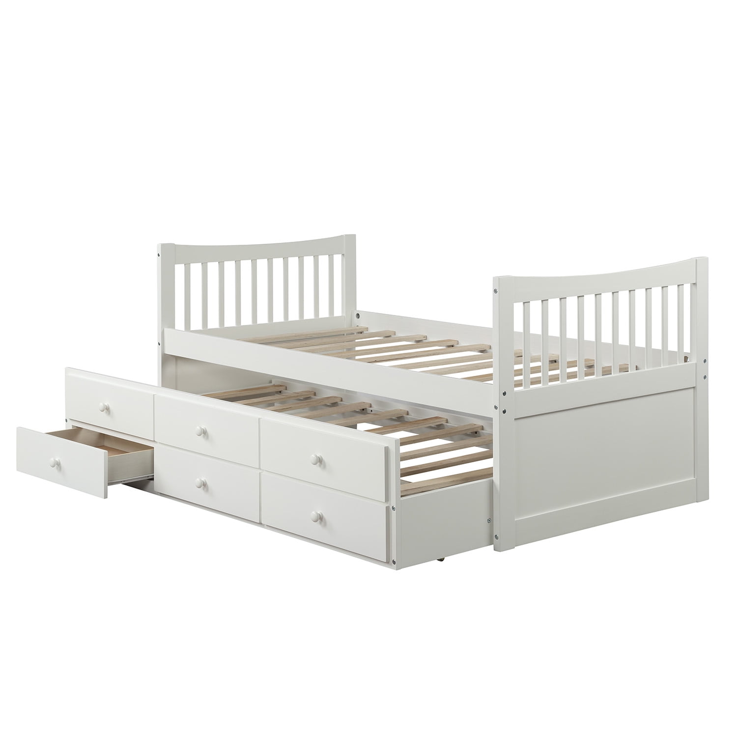 boys twin trundle bed