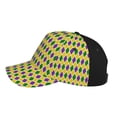 thumbnail image 5 of Haiem Mardi Gras Purple Yellow Plaid Baseball Cap Dad Hat Cotton Soft Adjustable Fashion Hats for Men Women Unisex Style Headwear, 5 of 9