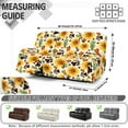 thumbnail image 7 of Xoenoiee Sunflower Paw Maple Leaves Print Stretch Recliner Slipcovers Sofa Cover 8-Piece Lazy Boy Chair Covers Furniture Protector Recliner Chair Cover with Storage Pocket for Living Room, 7 of 7