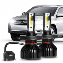 For Toyota Highlander 2008-2010-2x 6000K White LED Headlight Bulbs High/Low Beam 2pack