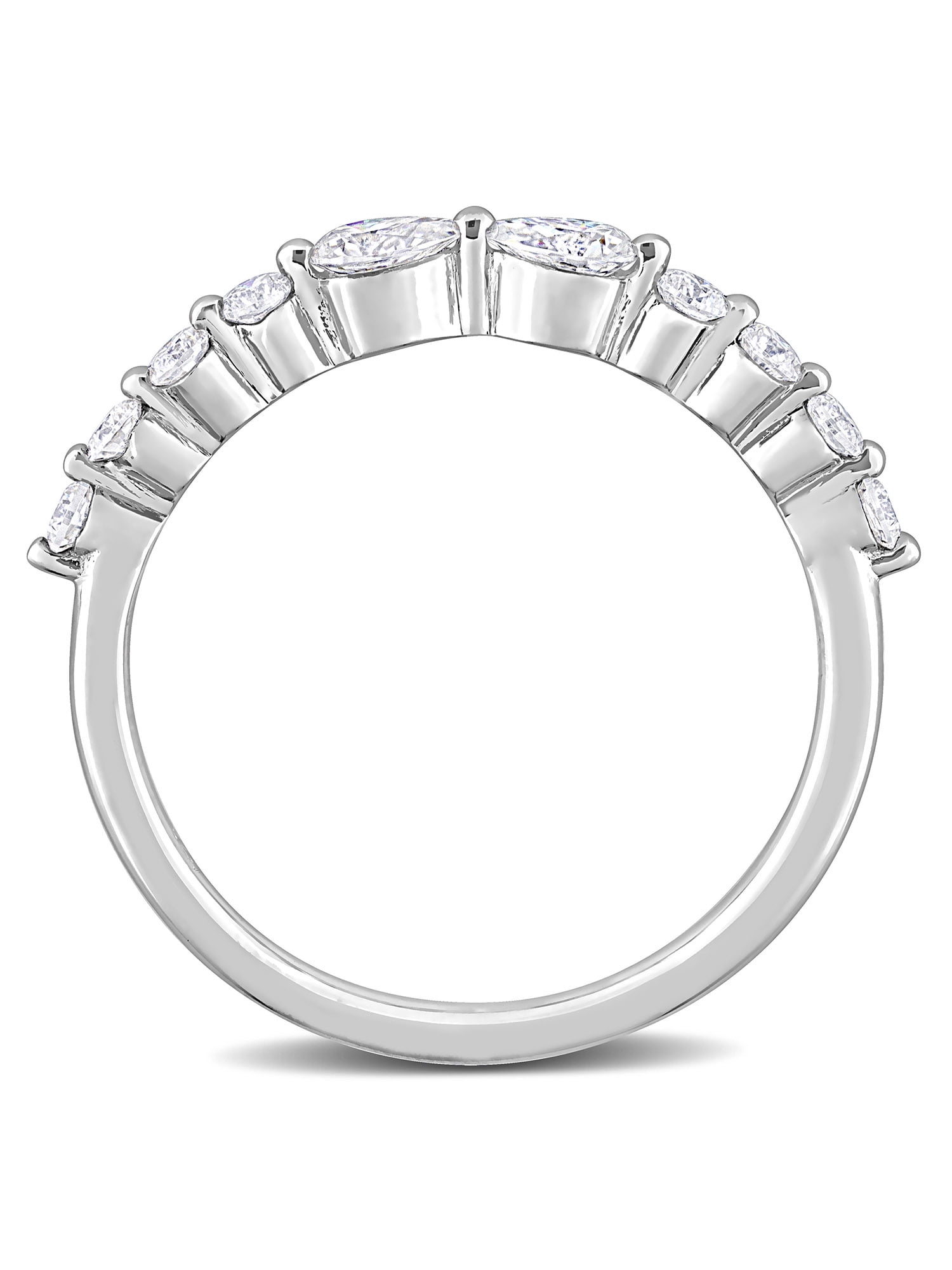 Everly Women's Created Moissanite Sterling Silver Ring