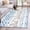 Blue, variant on Red Plaid Farmhouse 6ft Round Rugs, Watercolor Cute Country Pigs Checkered Washable Non-Slip Area Rugs for Living Room Bedroom Kitchen, Low Pile Dining Room Kicthen Circle Carpet, Indoor Floor Rug