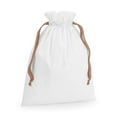 thumbnail image 1 of Westford Mill Ribbon Cotton Drawstring Gift Bag, 1 of 1