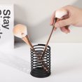 thumbnail image 4 of Hxlamzoo Creative Multipurpose Pen Holder for Desk, Black Spring Pencil Cup Holder for Desk Office Pen Organizer Pen Container Easy to Clean for Putting Common Stationery, Pens and Other Tools, 4 of 8