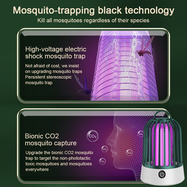 Fly Trap Electric Rotary USB Pest Control Zapper Easy Clean Detachable Insect  Traps Automatic Outdoors Fly Trap Machine