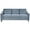 Gray, variant on Mitinya Mid Century Modern Velvet Upholstered 3 Seater Couch, Gray