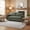 Green, variant on 83" Textured Corduroy Big Sofa, Soft Couch Wood Iron Frame, Furniture Couch High Weight Capacity for studio reception area home office, Green