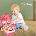 thumbnail image 5 of Boîte à Outils Familiale Jouet Éducatif Valise Garçon Fille Simulation Réparation Familiale Sac à Dos Boîte, 5 of 5