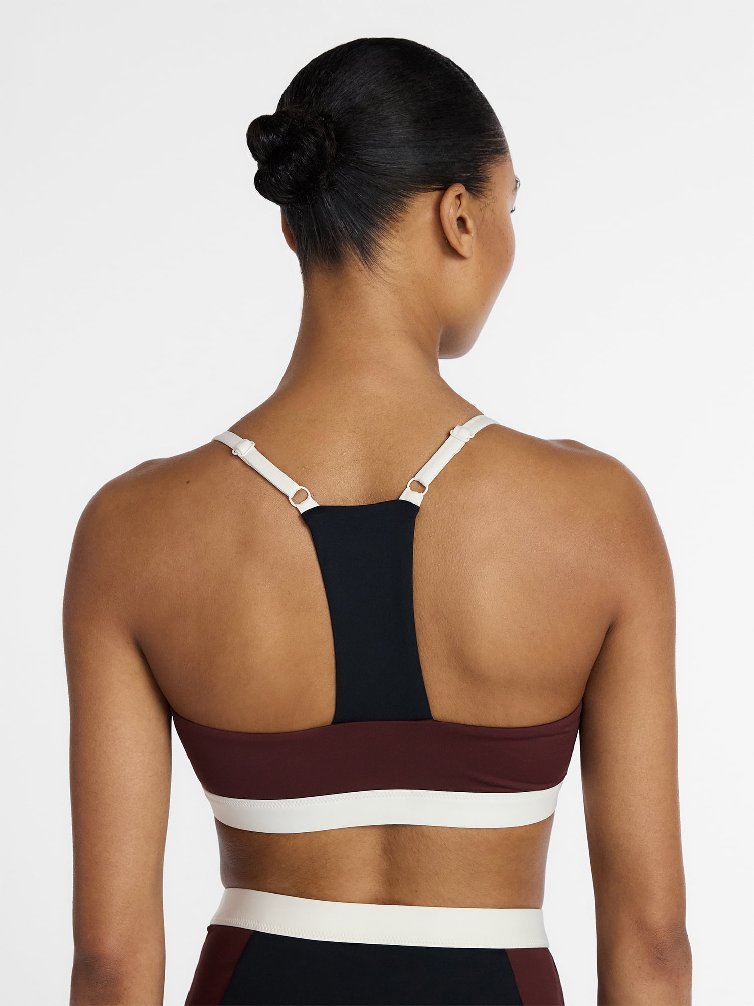 Ozark Trail Women's Zip Front Swim Top, Sizes XS-1X
