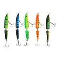 thumbnail image 2 of Señuelos de pesca Cola 2 secciones de pececillos articulados múltiples 5 piezas, 2 of 6
