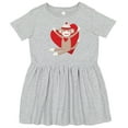 thumbnail image 3 of Inktastic Hug Sock Monkey Girls Toddler Dress, 3 of 5