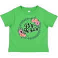 thumbnail image 3 of Inktastic Big Cousin with Flower Circle Girls Toddler T-Shirt, 3 of 5