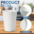 thumbnail image 3 of SNH Packing 100-Pack 12 oz Single Wall Paper Cups - Disposable Coffee Cups for Hot & Cold Drinks, Leak-Proof White Paper Cups for Tea, Water, Beverages - Ideal for Office, Home, Parties, Travel, 3 of 8